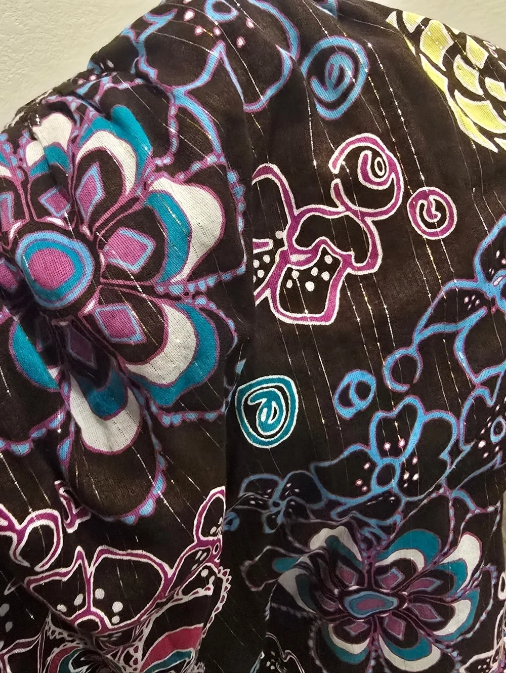 Old Navy Girls Floral Medallion Sundress Large Tie Strap A-Line Dress
